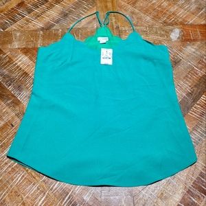 NWT| J. By J. Crew| Green Tank Top| Size 4